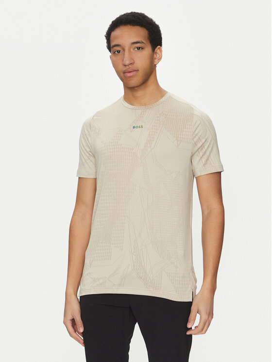 BOSS BOSS T-Shirt Desert Active 50537755 Béžová Regular Fit