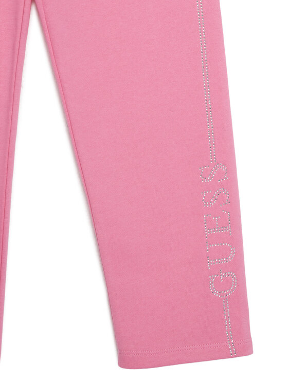 Guess Guess Sportinės kelnės J5YQ12 KA6R4 Rožinė Regular Fit