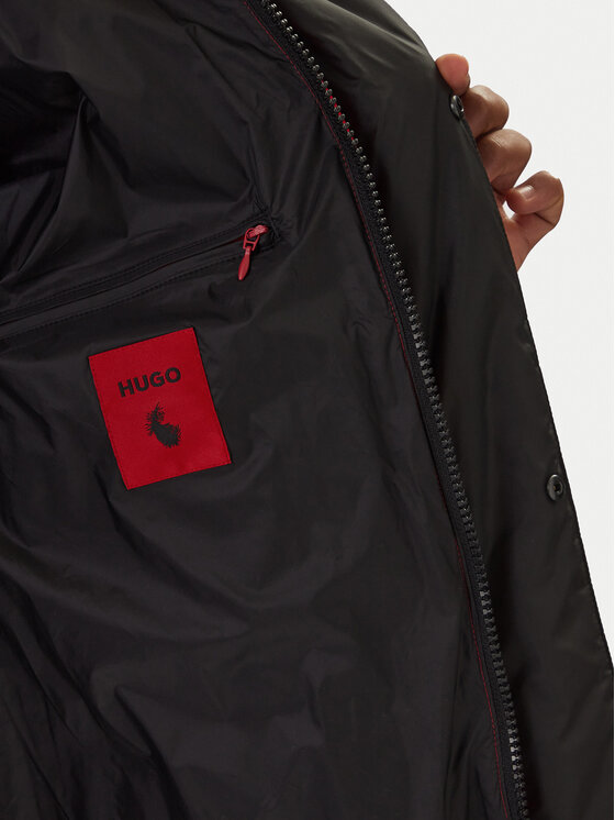 HUGO Hugo Пухено яке Melmus2341 50495811 Червен Regular Fit