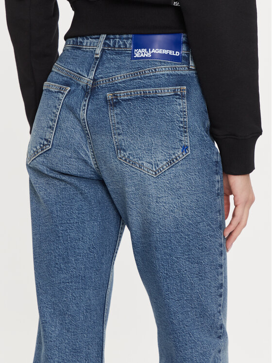 Karl Lagerfeld Jeans Karl Lagerfeld Jeans Jeans hlače 246J1111 Modra Straight Fit
