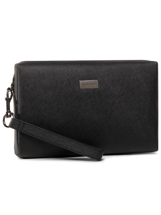 Trussardi Trussardi Jeans Плоска сумка Pochette 71W00143 Чорний