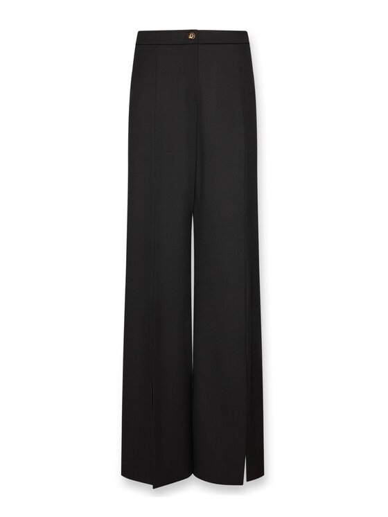 Elena Mirò Elena Mirò Pantaloni di tessuto P041P000561N033 Nero Flare Fit