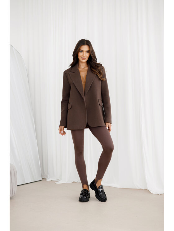 LilaLou LilaLou Legíny Zoe Hnedá Slim Fit