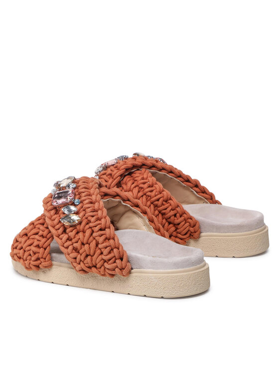 Ciabatte Woven Stones 70104-006 Marrone