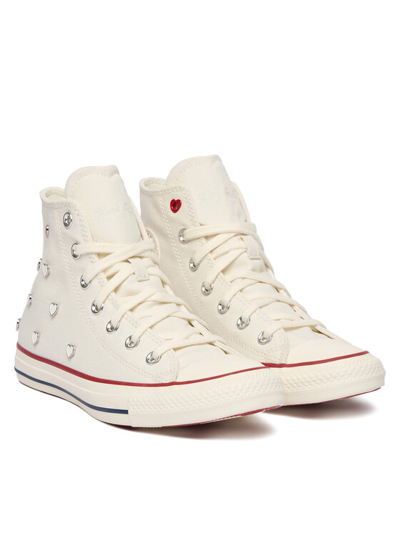 Converse Converse Plátěnky Chuck Taylor All Star Hearts A19055C Bílá