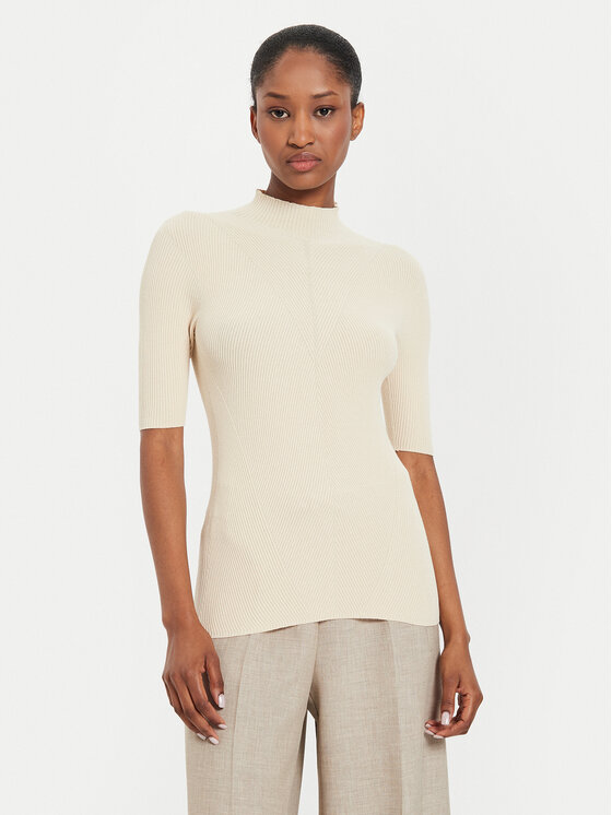 Kontatto Kontatto Pullover 3M0121 Beige Regular Fit
