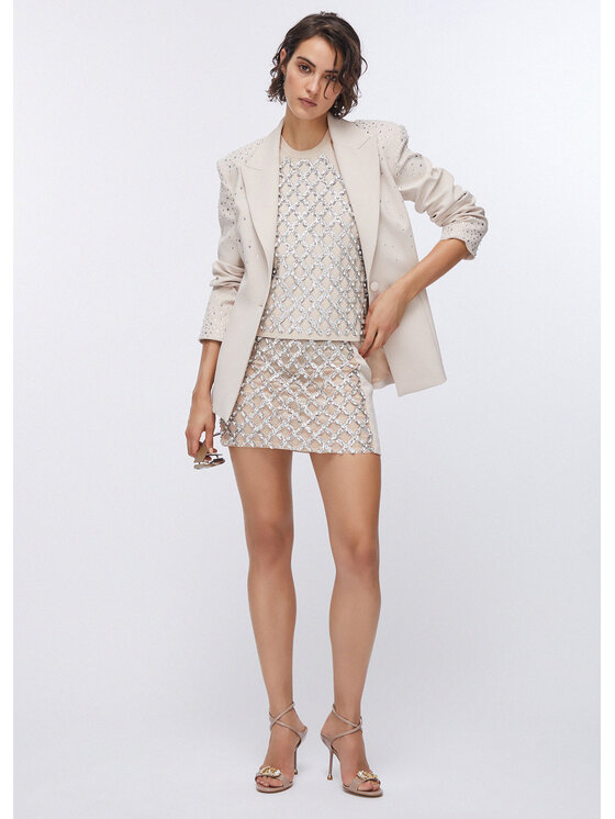 Liu Jo Liu Jo Giacca da donna PA6005T2527X0753 Bianco Slim Fit