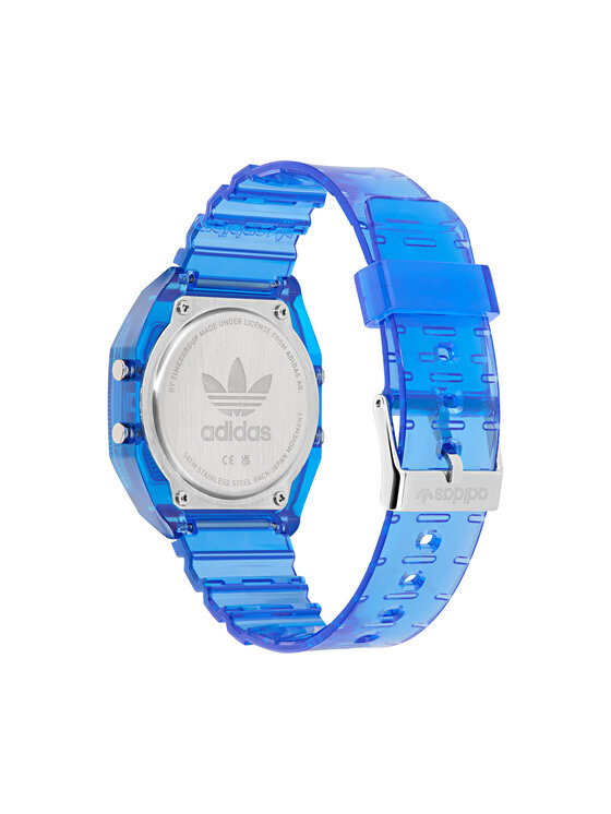 adidas adidas Hodinky AO Street Digital Two Crystal AOST25537 Modrá