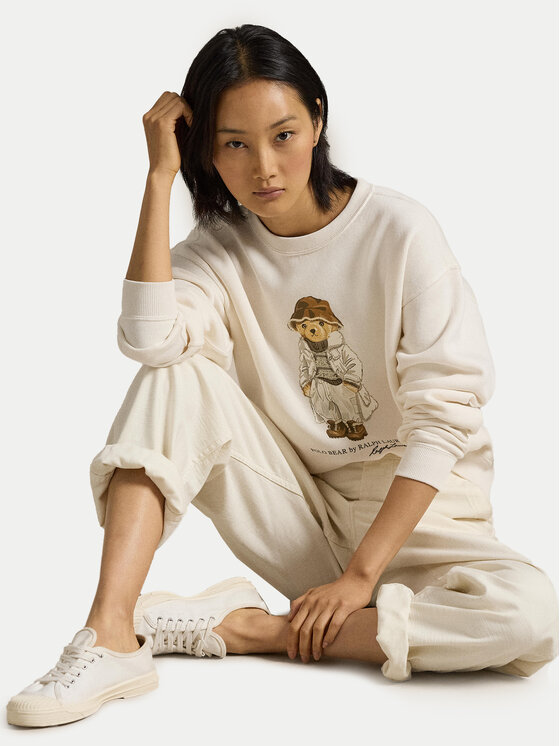Polo Ralph Lauren Polo Ralph Lauren Sweatshirt 211954860001 Écru Relaxed Fit