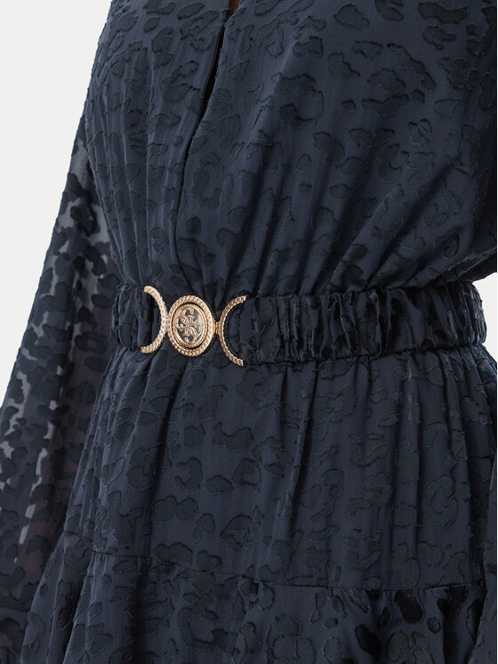 Guess Guess Rochie cocktail W6BK42 W4225 Bleumarin Regular Fit