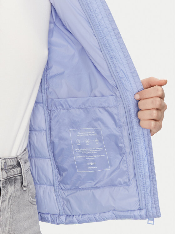 Guess Jeans Guess Jeans Пухено яке W5RL99 WHAB2 Син Regular Fit