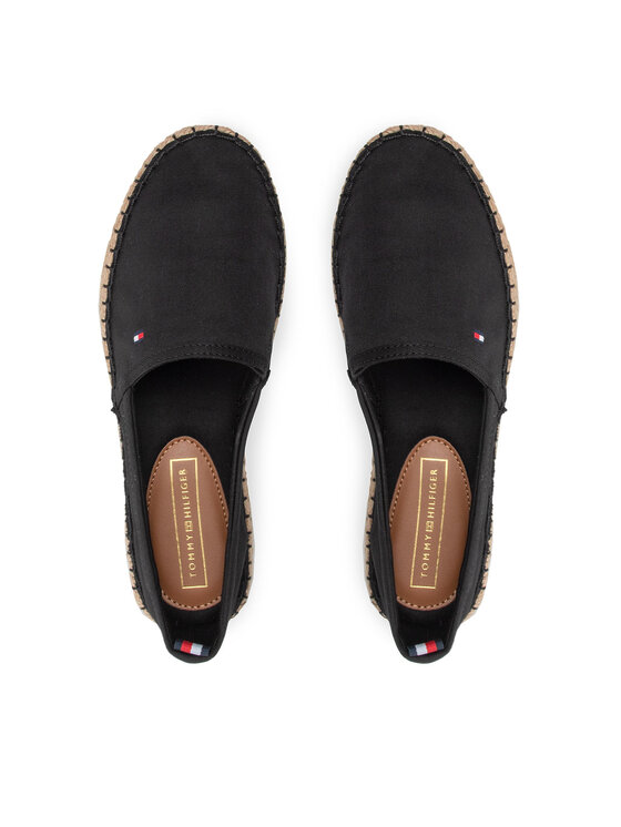 Tommy Hilfiger Tommy Hilfiger Espadrilles Basic Flat FW0FW06497 Schwarz
