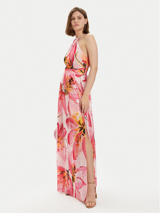 Gaudi Gaudi Rochie de vară 411FD15036 Roz Regular Fit