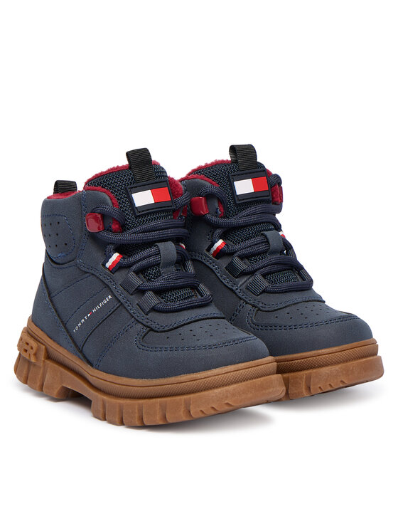 Tommy Hilfiger Tommy Hilfiger Gležnjače T1X5-34127-1696800 Tamnoplava