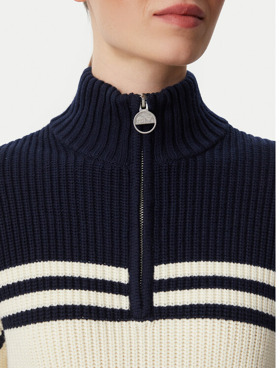Guess Guess Sweater W6YR47 Z1208 Sötétkék Relaxed Fit