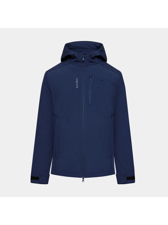 Alpinus Alpinus Kurtka softshell ASO Granatowy Regular Fit