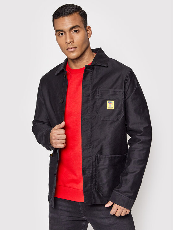 Deus Ex Machina Deus Ex Machina Джинсова куртка Naito DMF206837 Чорний Regular Fit