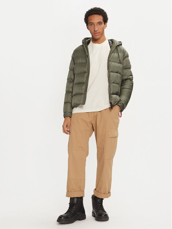 After Label After Label Kurtka puchowa Verbier A00038 Zielony Regular Fit