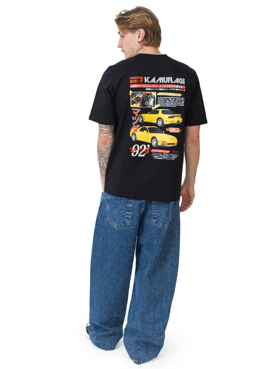 Kamuflage Kamuflage T-Shirt Dorito Czarny Comfortable Fit