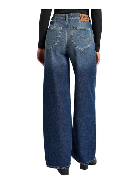 Lee Lee Jeansy 112355241 Niebieski Regular Fit