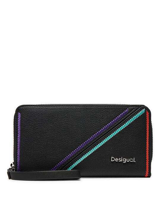 Desigual Desigual Didelė Moteriška Piniginė 24WAYP07 Juoda