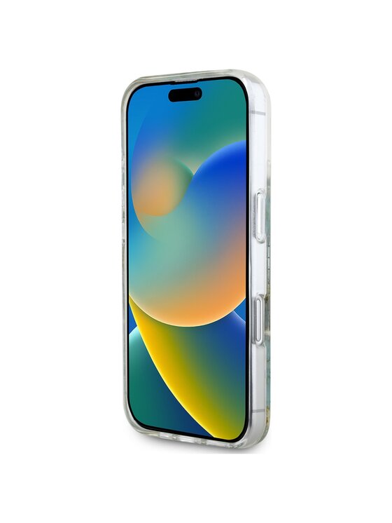 Guess Guess Etui na telefon Apple iPhone 16 Turkusowy