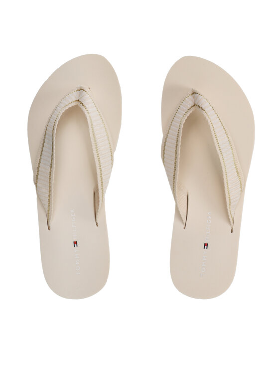 Tommy Hilfiger Tommy Hilfiger Σαγιονάρες Th Webbing Flip Flop FW0FW07262 Μπεζ