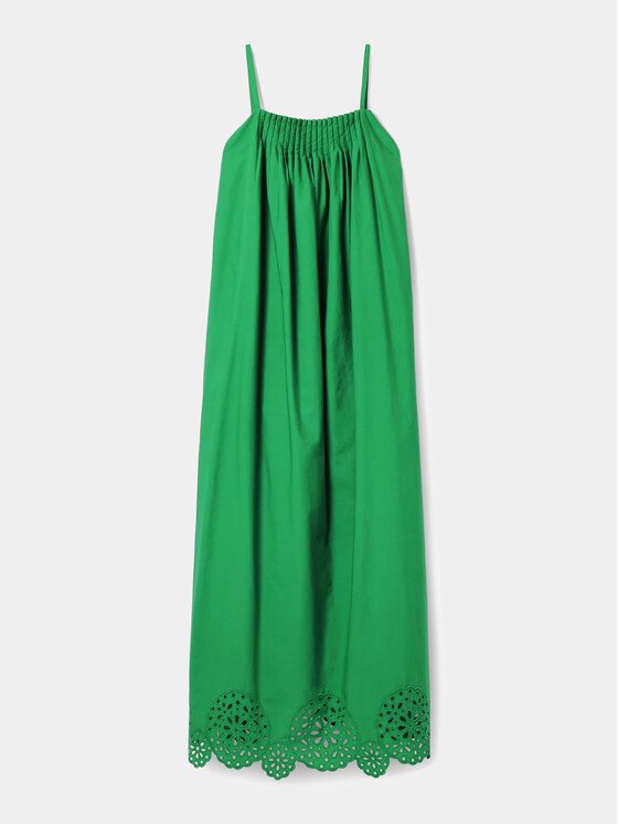 Desigual Desigual Rochie de vară Porland 24SWVW21 Verde Loose Fit