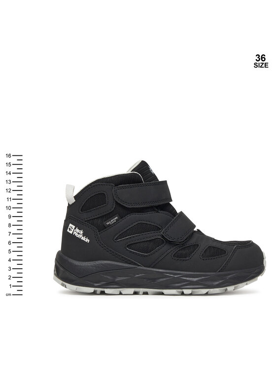 Jack Wolfskin Jack Wolfskin Παπούτσια πεζοπορίας Woodland 2 Texapore Mid Vc A64865 Μαύρο