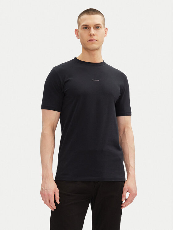 KARL LAGERFELD KARL LAGERFELD T-krekls 755030 552235 Tumši zils Regular Fit