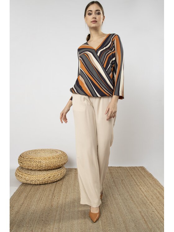 QUIOSQUE QUIOSQUE Halenka 19-TK-210 Barevná Regular Fit