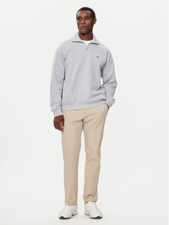 Lacoste Lacoste Majica dugih rukava SH1927 Siva Classic Fit