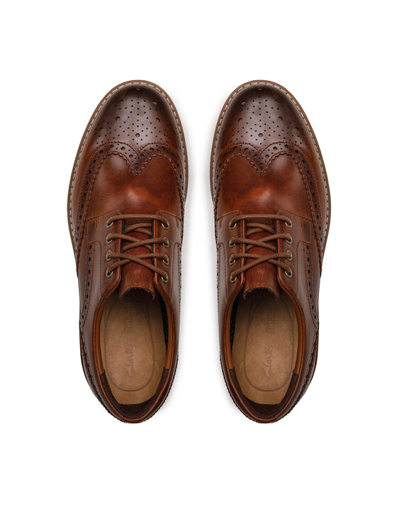 Clarks Clarks Halbschuhe Batcombe Wing 261271917 Braun