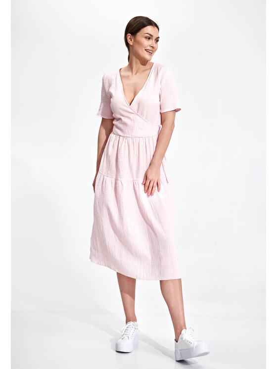 FIGL FIGL Φόρεμα M872 Ροζ Regular Fit