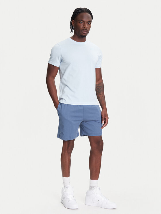 Kappa Kappa Szorty sportowe Logo Korpo Cabas 303HZE0 Niebieski Regular Fit