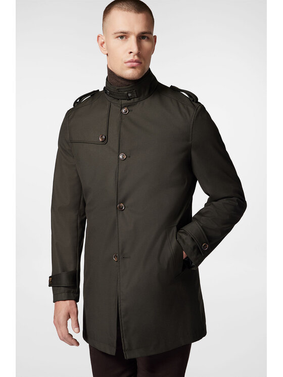 Próchnik Próchnik Płaszcz przejściowy PM2 PC131223000006 Zielony Regular Fit