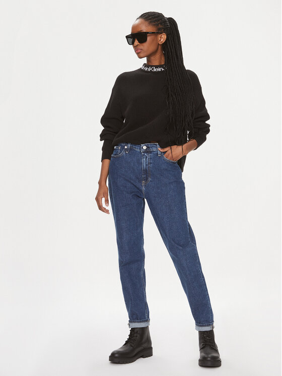 Calvin Klein Jeans Calvin Klein Jeans Jeansy J20J221589 Modrá Mom Fit