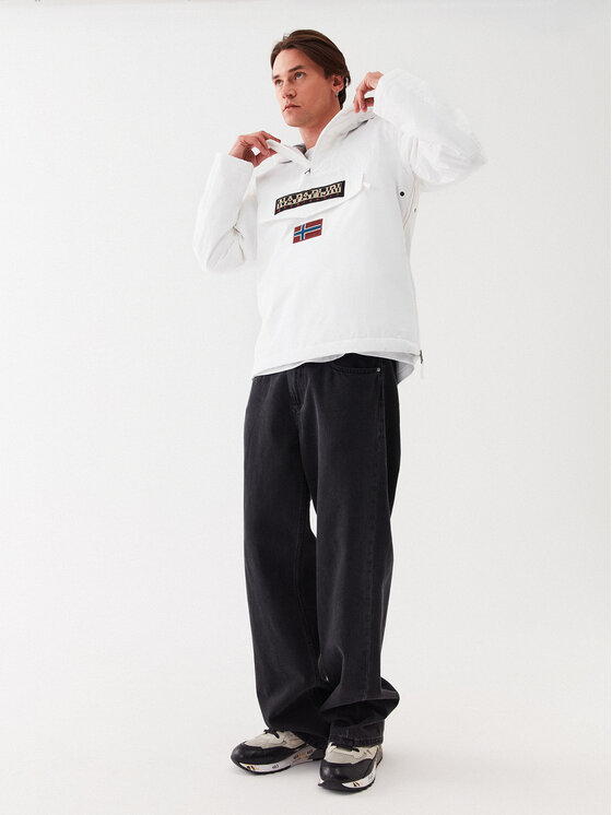 Napapijri Napapijri Giacca anorak Rainforest Winter 3 NP0A4GMC Bianco Regular Fit