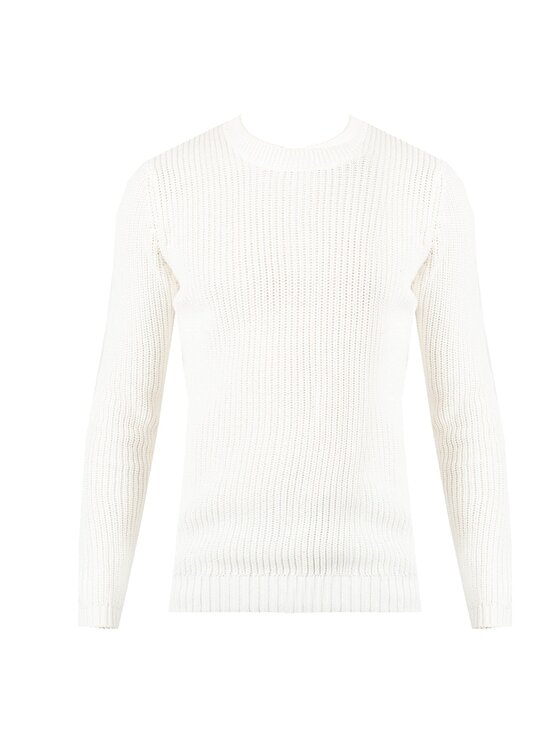 Antony Morato Antony Morato Πουλόβερ MMSW00918-YA100048 Λευκό Regular Fit