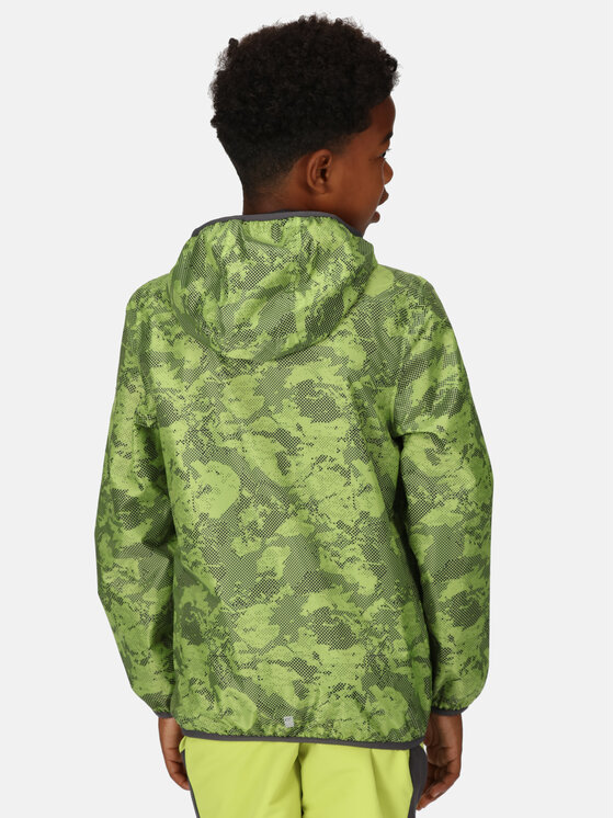 Regatta Regatta Vodootporna jakna Printed Lever RKW176 Zelena Regular Fit
