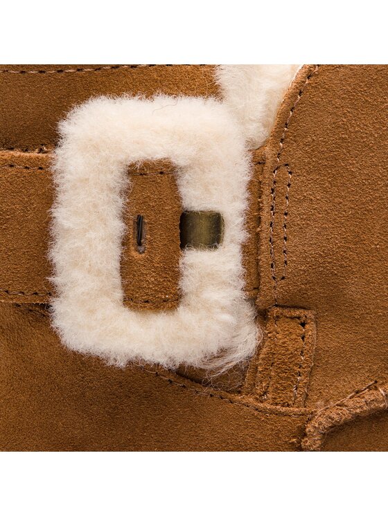 Ugg Stivali da neve W Mini Bailey Fluff Buckle 1104182 Marrone Modivo