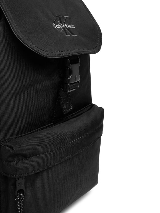 Calvin Klein Calvin Klein Mugursoma Bold Mini Flap Backpack LV04D3320G Melns