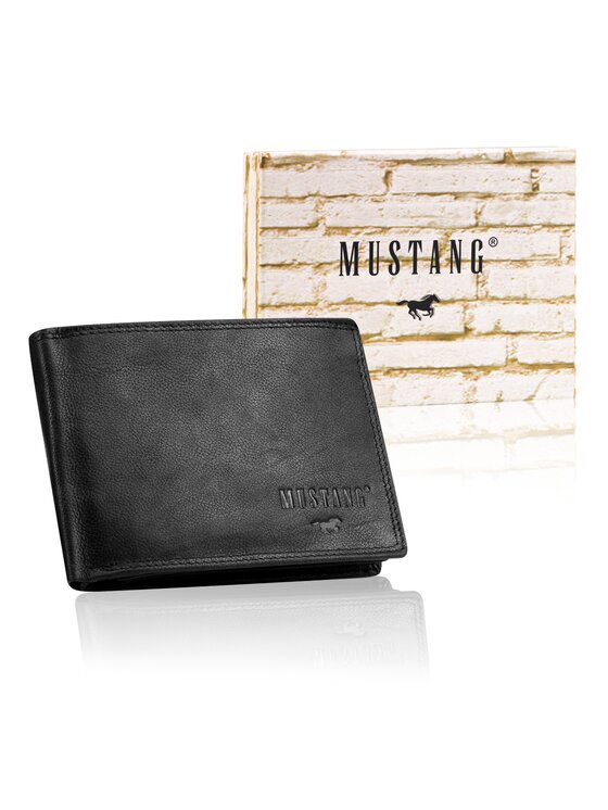 Mustang Mustang Portfel DENIMO HIGH WALLET Czarny