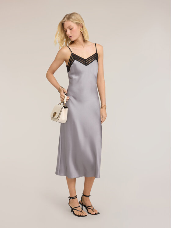 Motivi Motivi Vestito da giorno 7008Q003544N013 Grigio Regular Fit