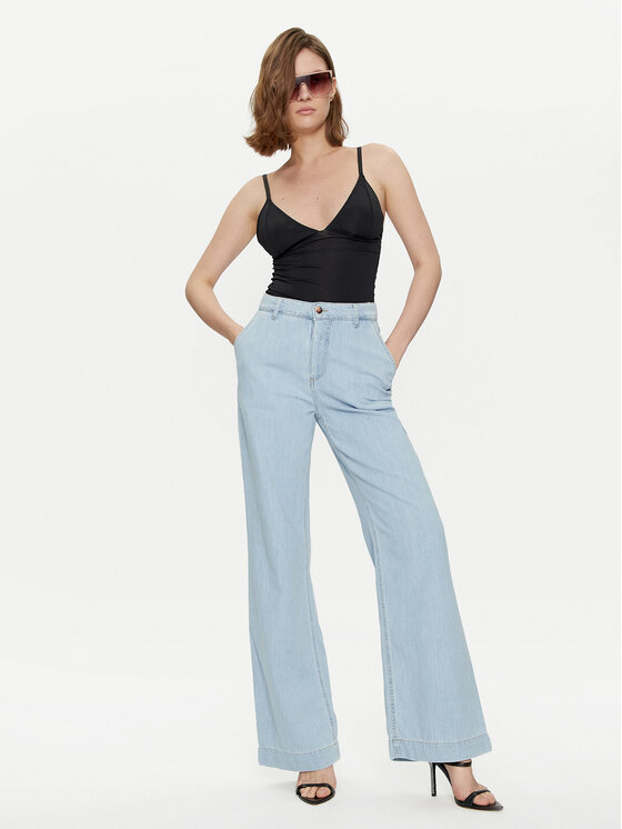 Rinascimento Rinascimento Jeansy CFC0117534003 Niebieski Relaxed Fit