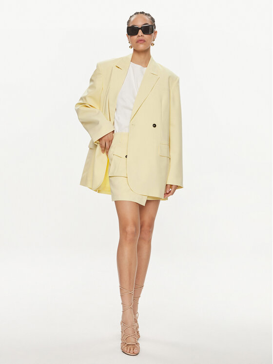Herskind Herskind Miniszoknya Carolina 5115519 Sárga Regular Fit