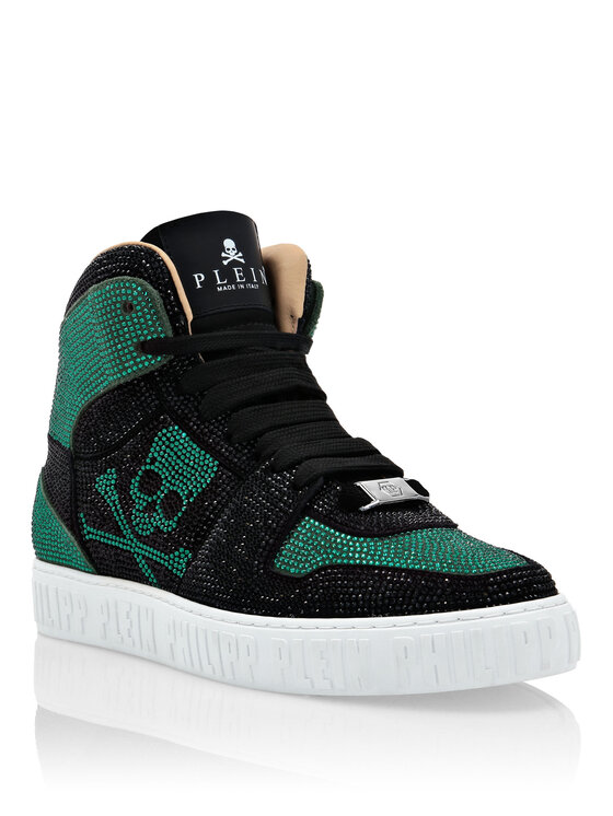 PHILIPP PLEIN PHILIPP PLEIN Sneakersy 1413 Zielony