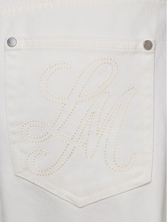 La Mania La Mania Jeansy HORIZON Bílá Basic Fit