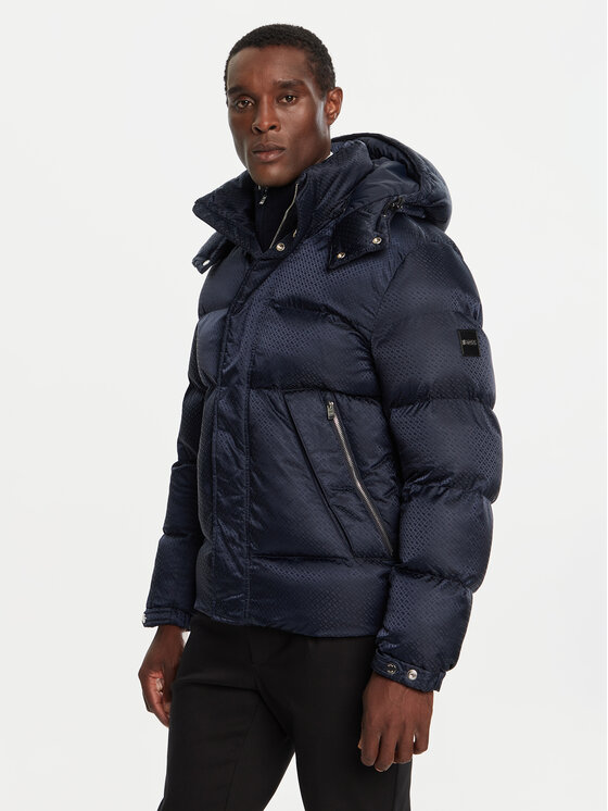 BOSS BOSS Зимова куртка H-Corbinian4 50525364 Cиній Regular Fit