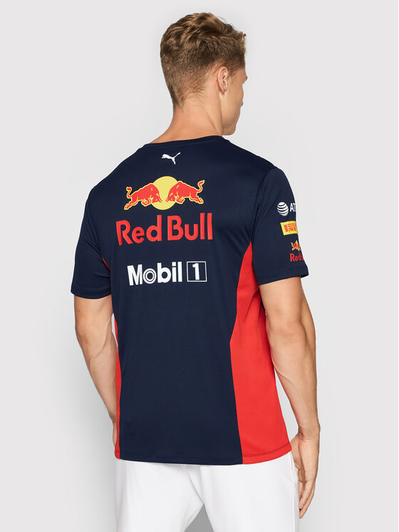 Puma Puma Тишърт Red Bull Racing Team 762881 Тъмносин Regular Fit